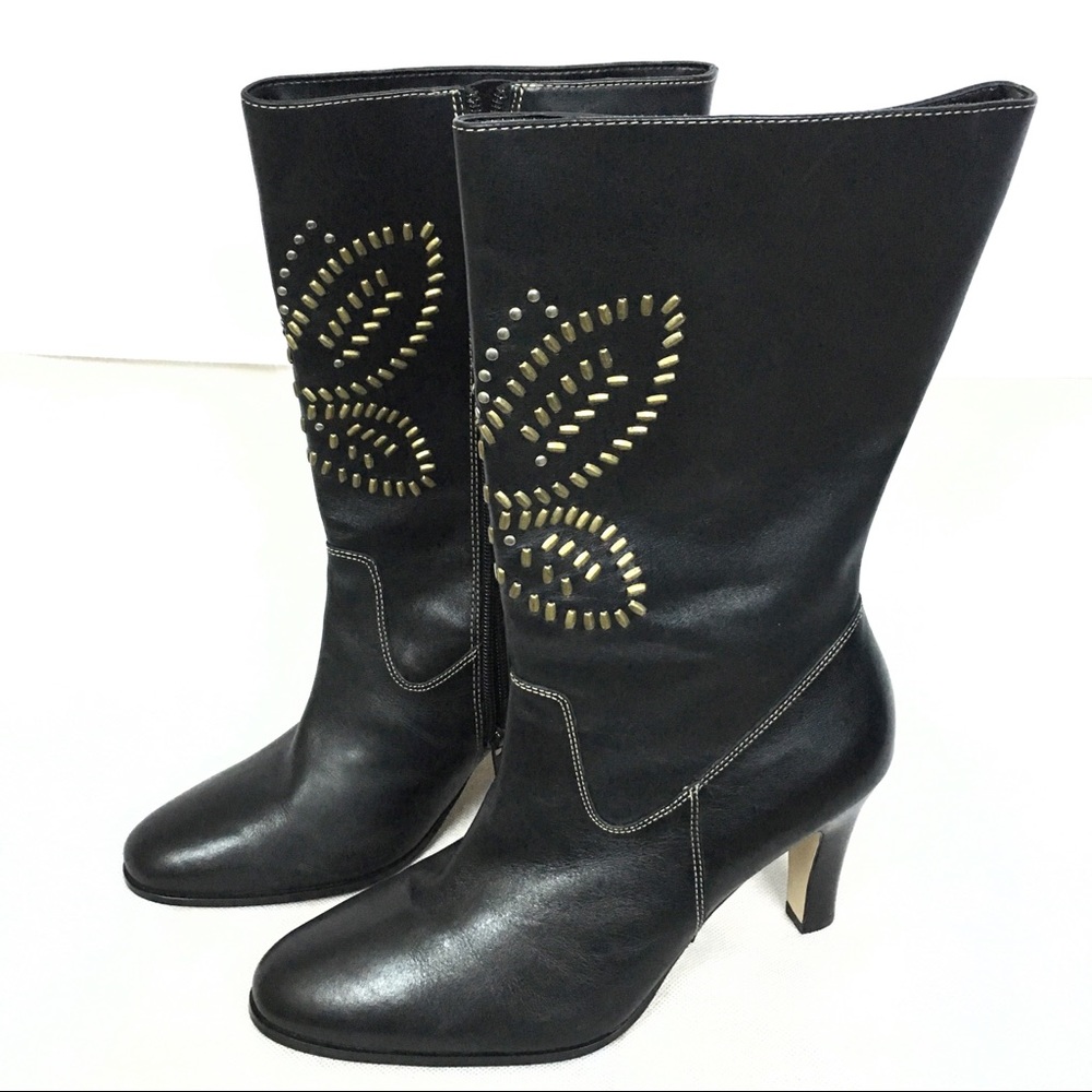 Women’s calf boots Yellow box New